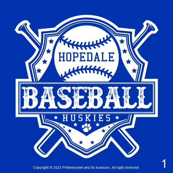Fundraising Design Samples for Hopedale Baseball 2023