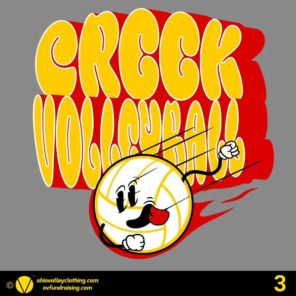 Indian Creek Volleyball 2024- Design 03