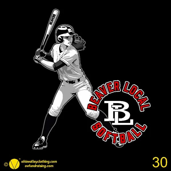 Beaver Local Softball 2024 Design 30