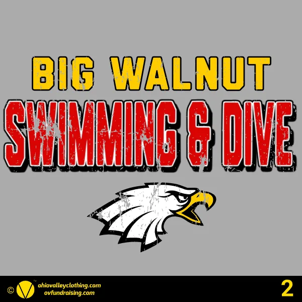Big Walnut High School Swim Team 2026 Design 02