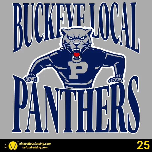 Buckeye Local Lady Panthers Basketball 2025-26 Design 25