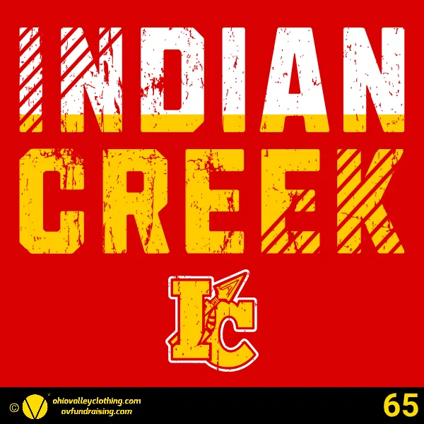 Indian Creek Football Boosters 2025 Design 65