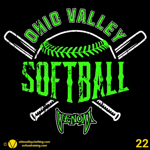 Ohio Valley Venom Softball 2024-2025 Design 22