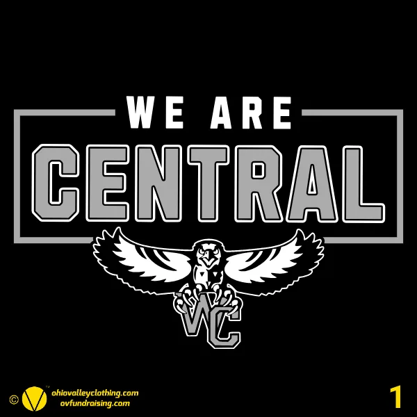 Westerville Central Football Boosters 2025 Design 01