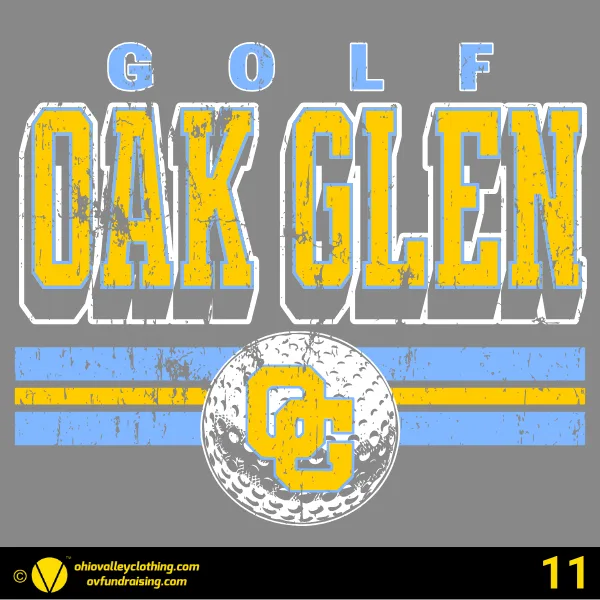Oak Glen High School Golf 2026 Design 11