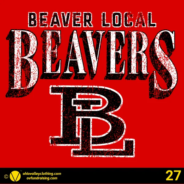 Beaver Local Red Pride Band Boosters 2024 Design 27