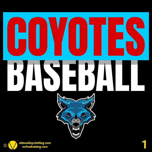 SV Coyotes Baseball Club Fall 2024 Design 01