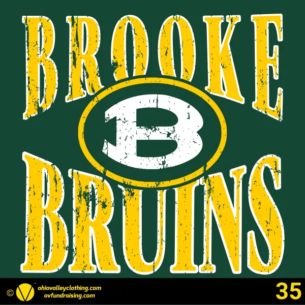 Brooke Middle School Club Baseball 2026 Design 35