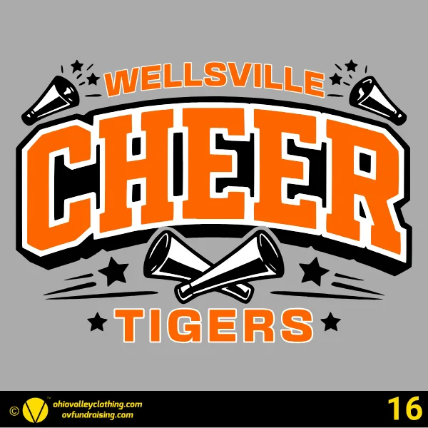 Wellsville Loud & Proud Cheer Boosters 2026 Design 16