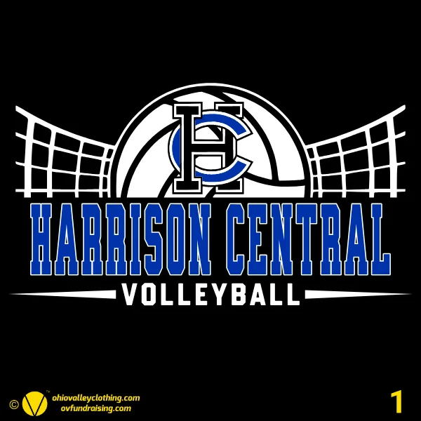 Harrison Central Volleyball Parents Club 2026 Design 01