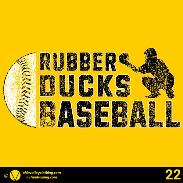 Rubber Ducks Baseball 2024 Design 22