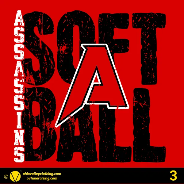 Assassins Softball Fall 2025 Design 03