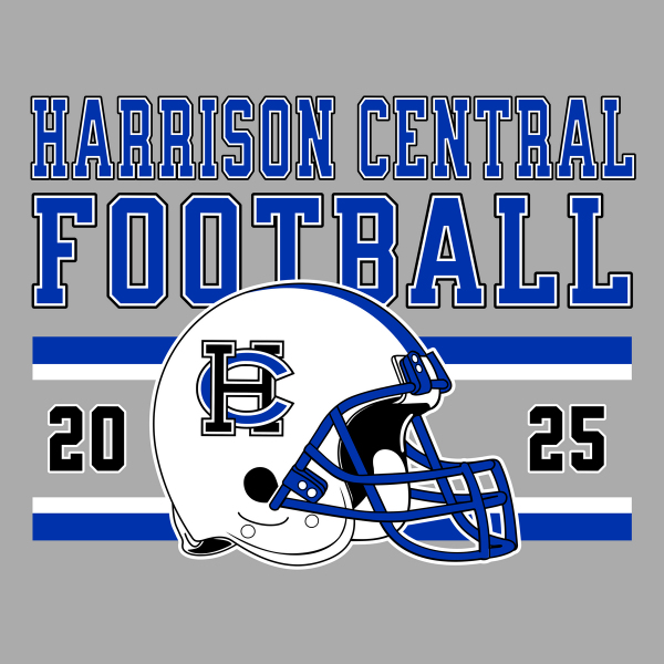 Harrison Central Football 2025 logo