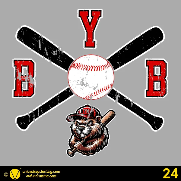 Beaver Youth Baseball 2025 Design 24