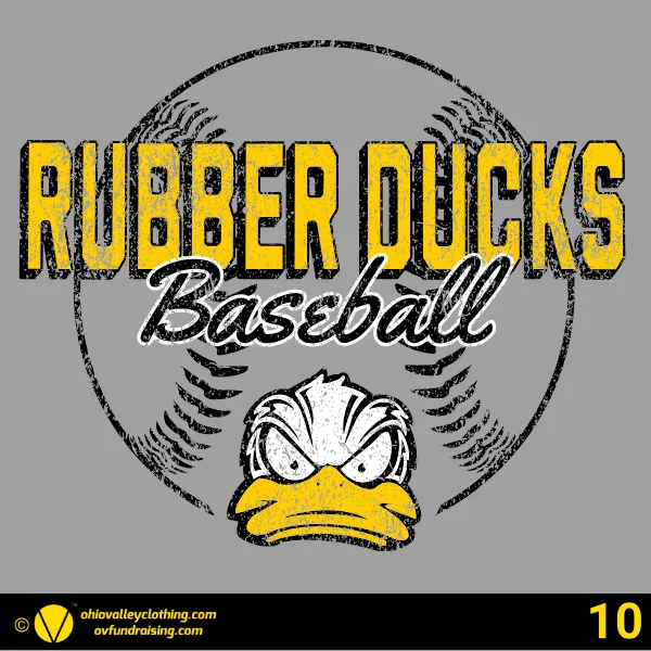 Rubber Ducks Baseball 2024 Design 10