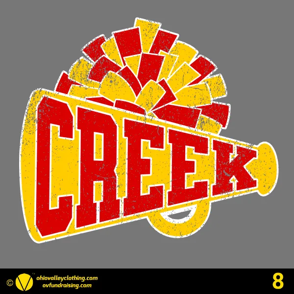 Creek Youth Cheerleaders 2024- Design 08