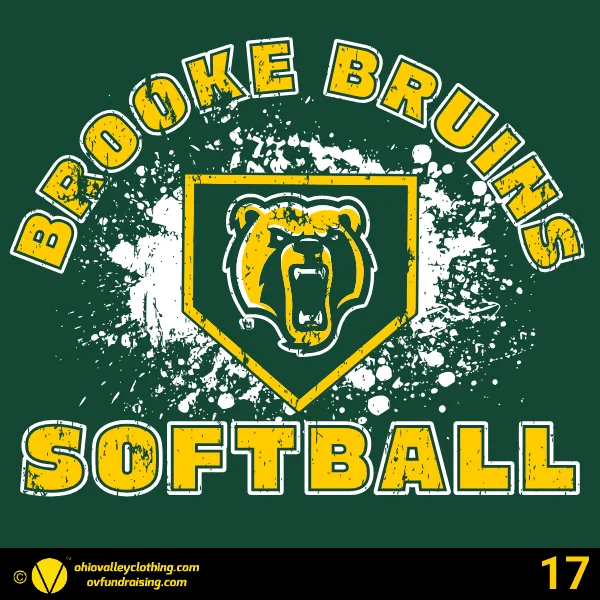 Brooke Middle School Softball 2025 Design 17