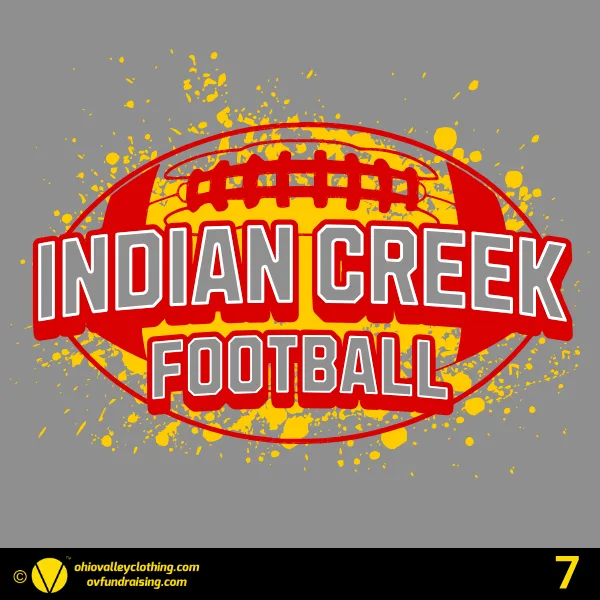 Indian Creek Football Boosters 2026 Design 07