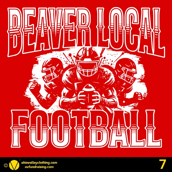 Beaver Local Touchdown Club 2025 Design 07
