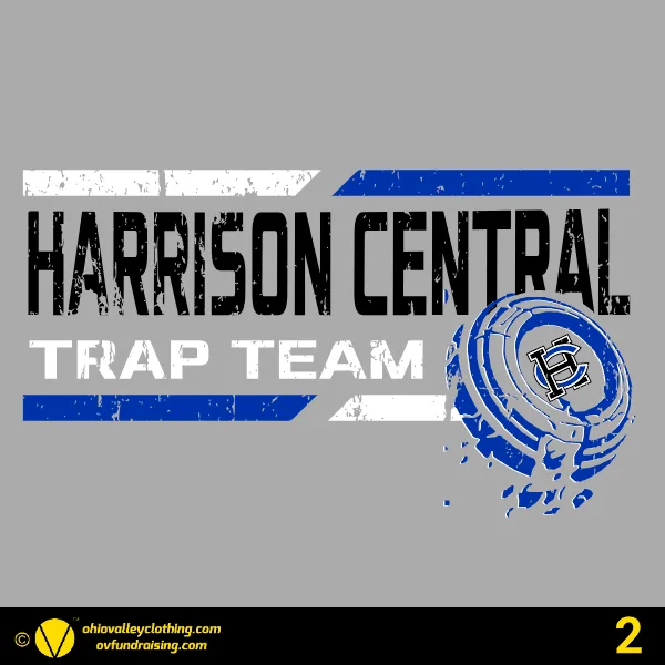 Harrison Central Trap Team Fall 2026 Design 02