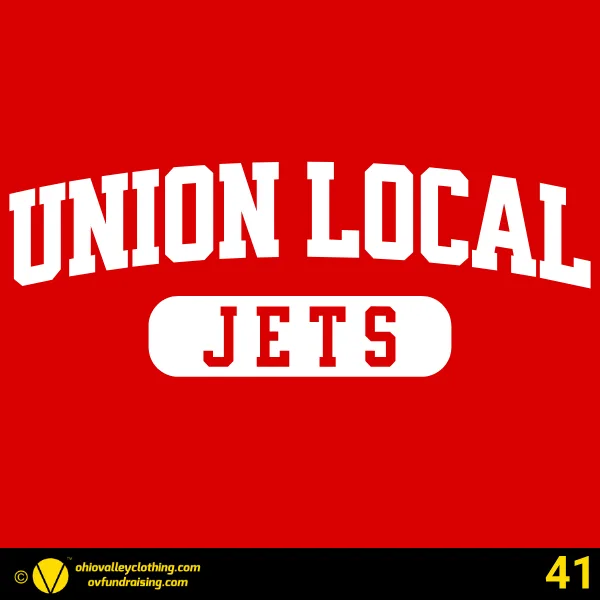 Union Local Little Jets Football 2026 Design 41
