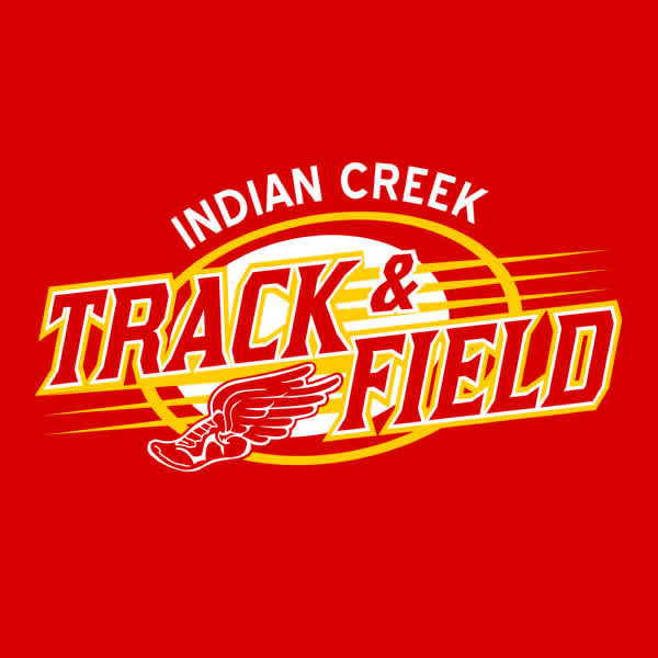 Indian Creek Track & Field 2023 logo