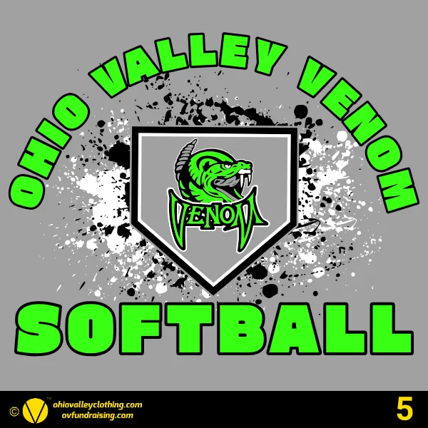 Ohio Valley Venom Softball 2024-2025 Design 05