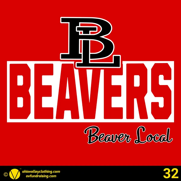 Beaver Local Boys Basketball 2024-2025 Design 32