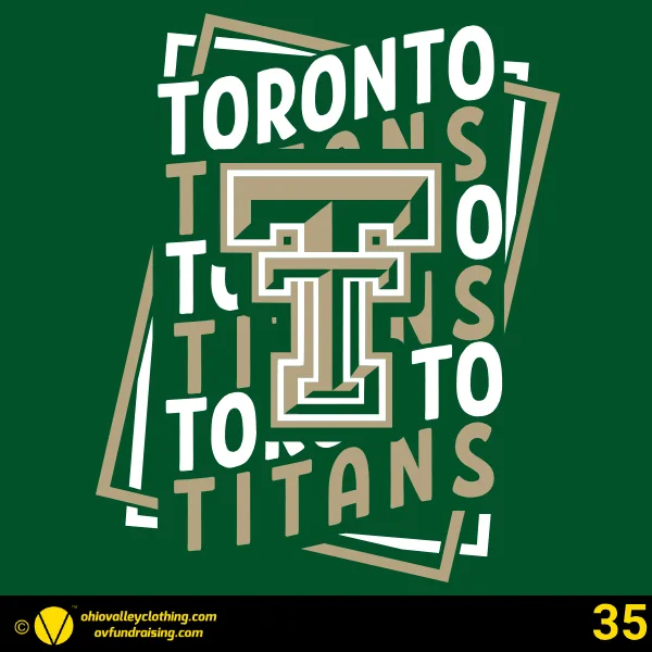 Toronto Titans Youth Football & Cheer 2026 Design 35