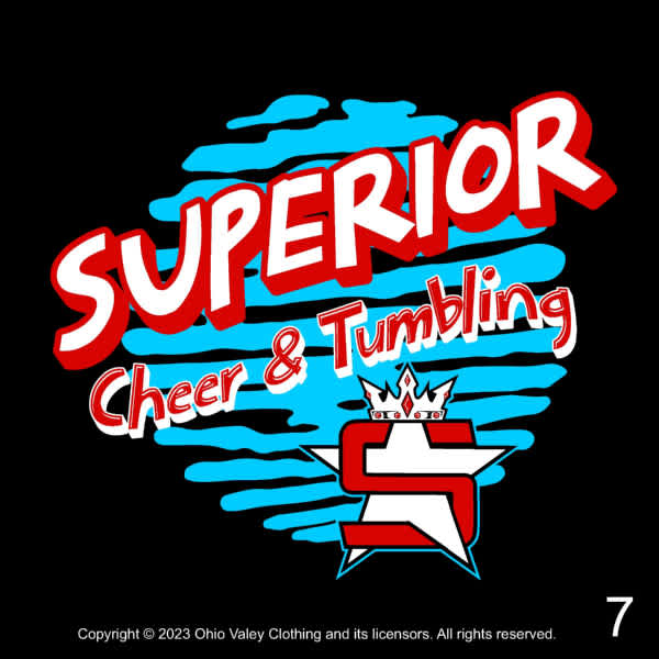 Superior Cheer and Tumbling Fundraising Sample Designs Superior Cheer Fundraising 2023 Sample Design Page 07