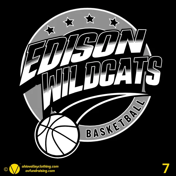 Edison Boys Basketball 2024 Design 07