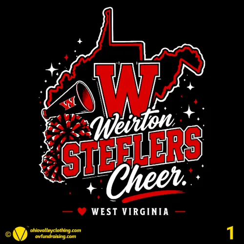 Weirton Steelers Cheering Organization 2026 Fundraising Sample Designs