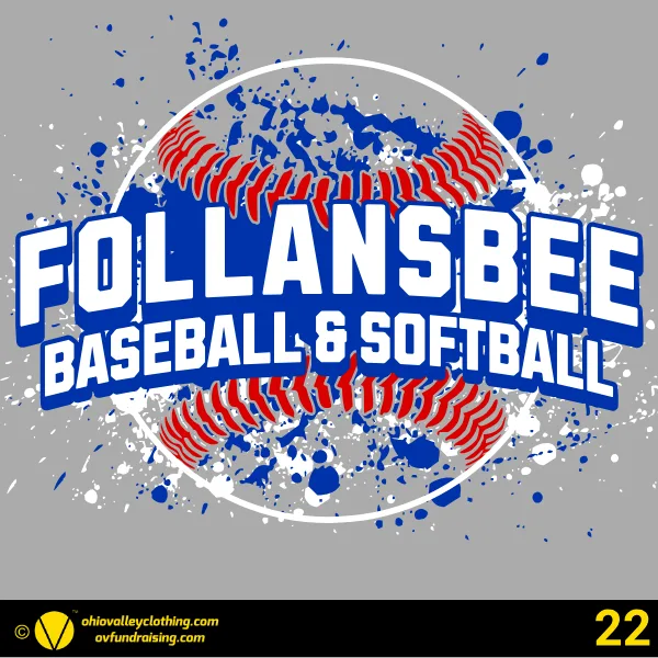 Follansbee Baseball & Softball 2026 Design 22