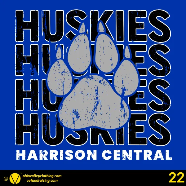 Harrison Central Huskies Soccer 2026 Design 22