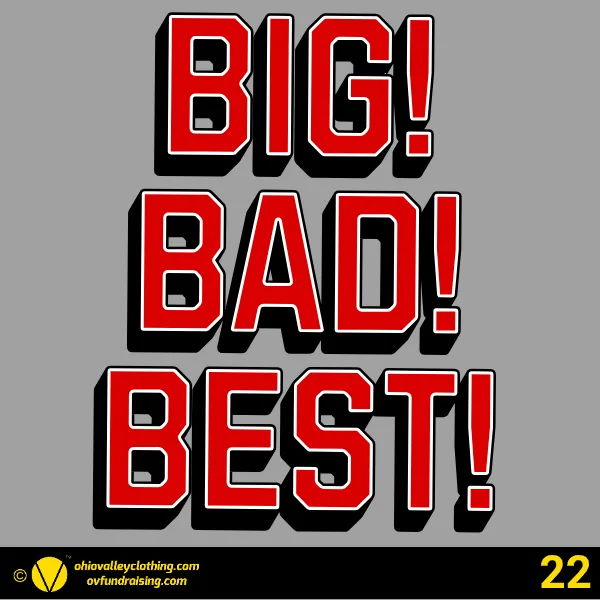 Beaver Local Red Pride Band Boosters 2024 Design 22