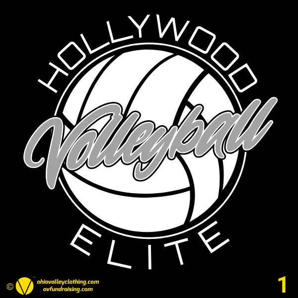 Hollywood Elite Volleyball 2024 Design 01