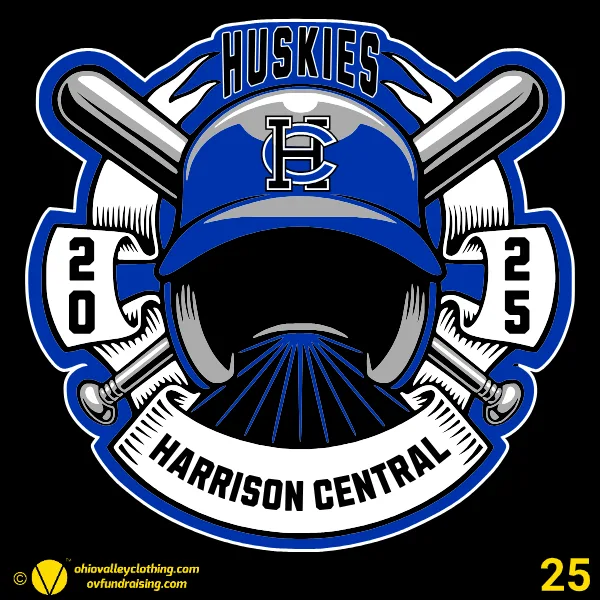 Harrison Central Youth Baseball Association 2025 Design 25