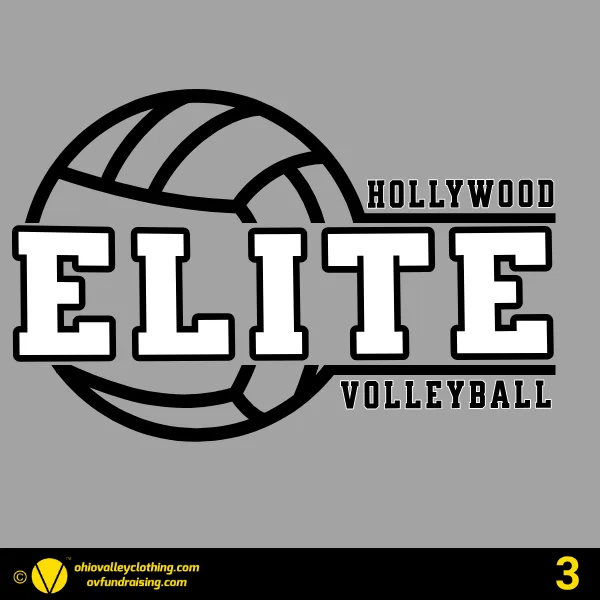 Hollywood Elite Volleyball 2024 Design 03