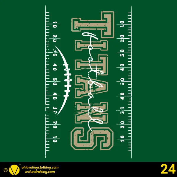 Toronto Titans Youth Football & Cheer 2026 Design 24