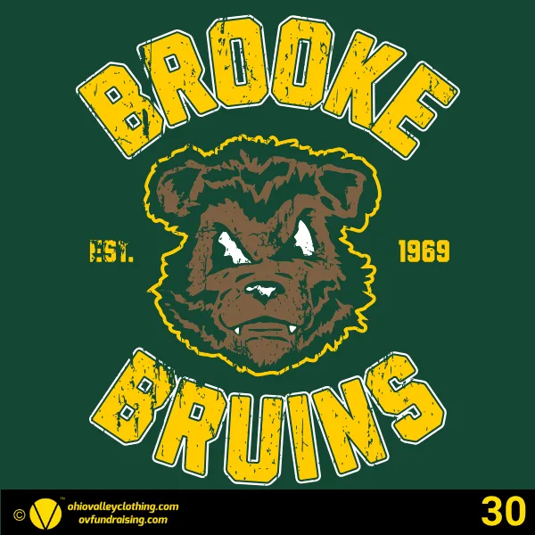 Brooke Middle School Club Baseball 2026 Design 30
