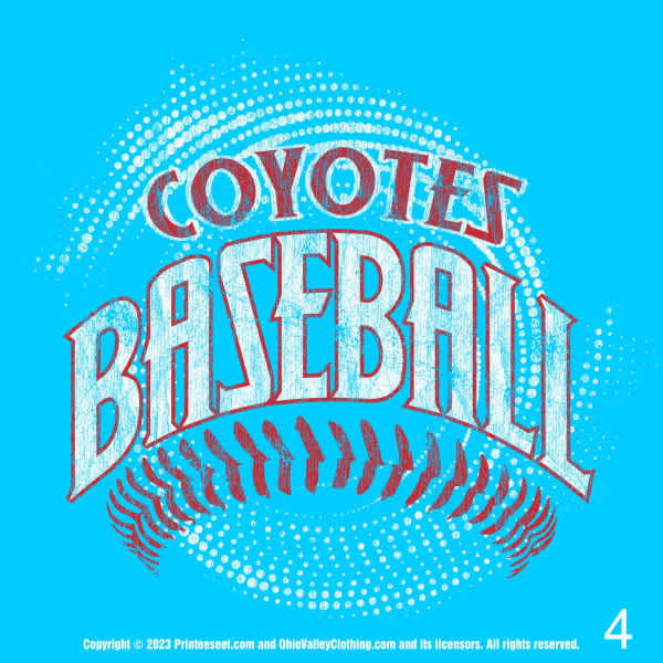 SV Coyotes Baseball 2023 Fundraising Sample Designs SV Coyotes Baseball 2023 Fundraising Design Page 04