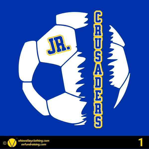 Jr. Crusaders Soccer 2026 Design 01