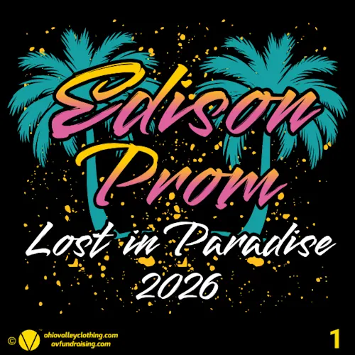 Edison Prom Committee 2026 Fundraising Sample Designs