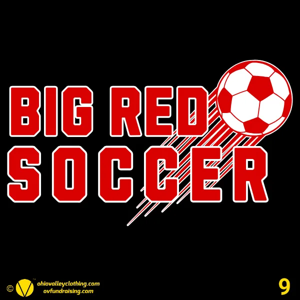 Steubenville Big Red Boys Soccer 2025 Design 09