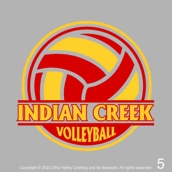 Indian Creek Volleyball 2023 Fundraising Sample Designs Indian Creek Volleyball 2023 Sample Designs Page 05