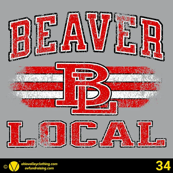 Beaver Local Boys Basketball 2024-2025 Design 34