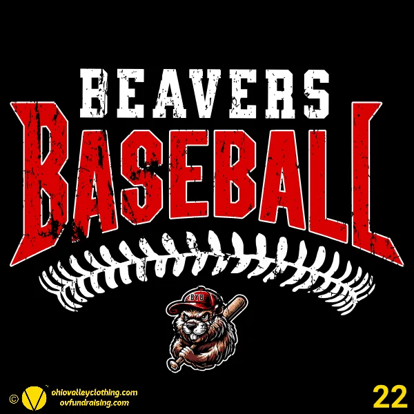 Beaver Youth Baseball 2025 Design 22