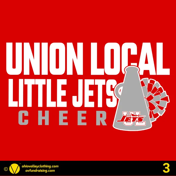 Union Local Little Jets Cheer 2026 Design 03