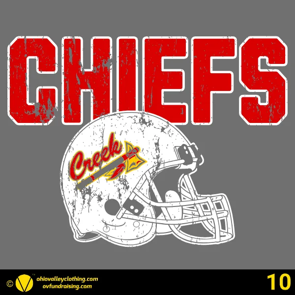 Indian Creek Youth Football and Cheering 2025 Design 10
