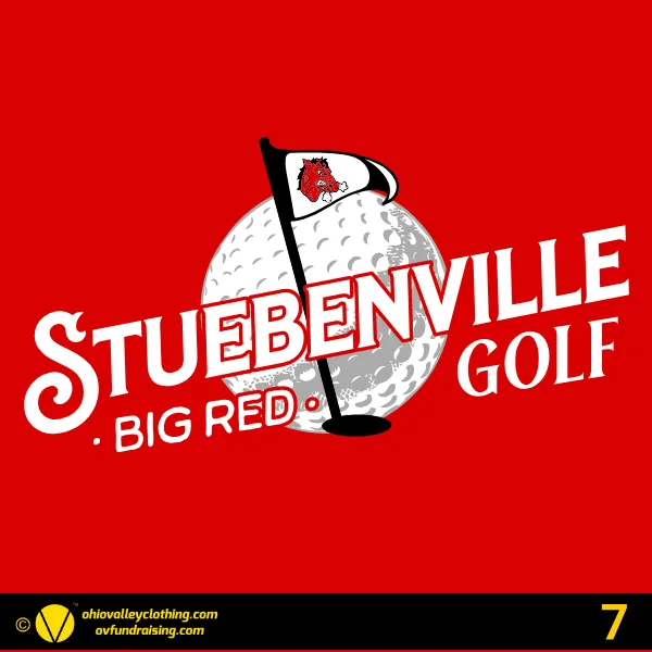Steubenville Big Red Golf 2026 Design 07
